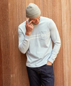 Nostalgic Stripe L/S Pocket Tee